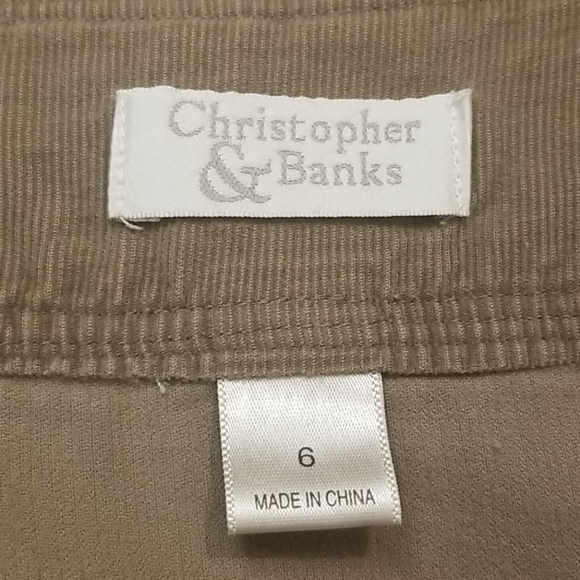 Christopher and Banks A-line corduroy skirt - Picture 6 of 7